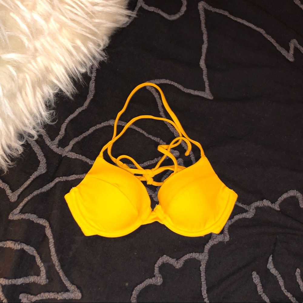 urban outfitters orange bikini top size s